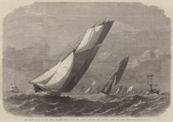The Ocean Match of the Royal Thames Yacht Club, the Yachts between the Kentish Knock and Sunk Light-Ships